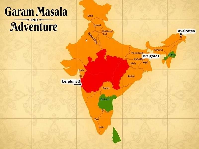 Garam Masala Adventure India Map